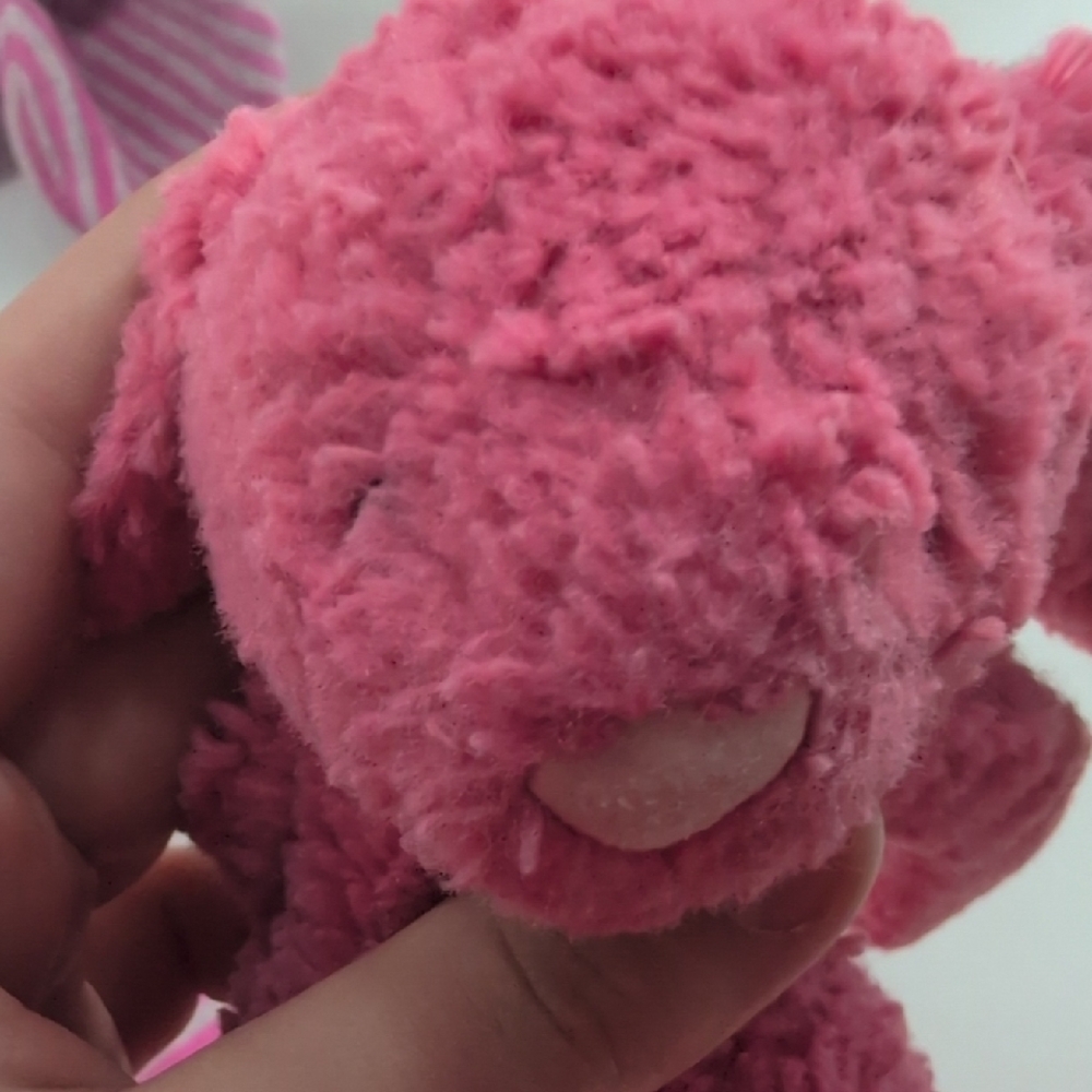 Jellycat Pink Striped and Solid Stuffed Animals - Picture 6 of 9